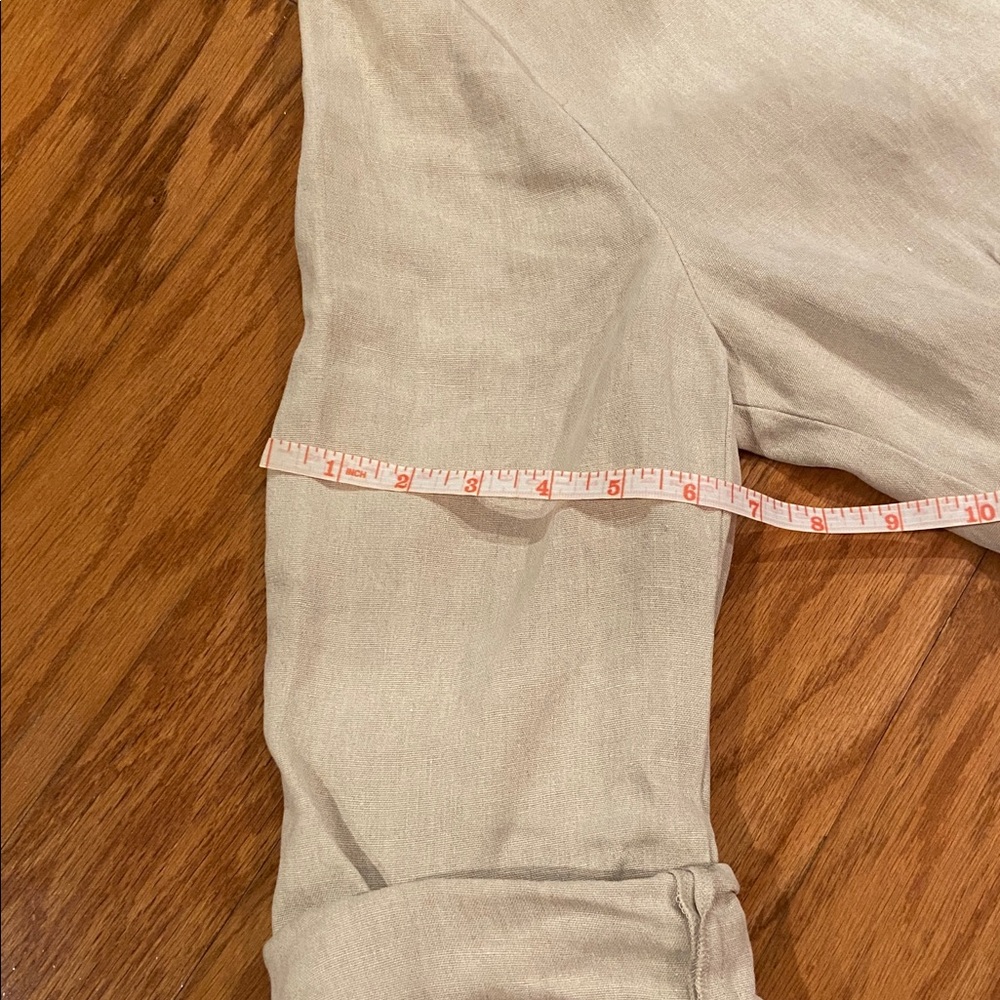 Armani Collezioni 100% Linen Longline Blazer – Made in Italy – Beige (40 IT) - Picture 10 of 10